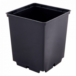 Вазон для розсади квадратний 13,0* 13,0см. (чорний) Вазон для розсади квадратний 13,0* 13,0см. (чорний)