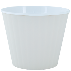 Вазон Ібіс подвійний 17,9*14,7см. (біла вставка) Вазон Ібіс подвійний 17,9*14,7см. (біла вставка)