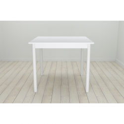 Стіл кухонний Агата 75x90x90 Білий ДСП Біле 16мм (AGA0022) Стіл кухонний Агата 75x90x90 Білий ДСП Біле 16мм (AGA0022)