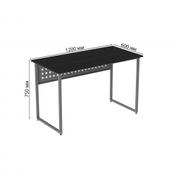 Комп'ютерний стіл Майк 75x120x60 сірий ДСП Сосна Кембра 16мм(MAYK135)