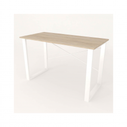 Письмовий стіл Драйв 750x1000x600 Білий метал ДСП Дуб Сонома 16 мм (DRA018) Письмовий стіл Драйв 750x1000x600 Білий метал ДСП Дуб Сонома 16 мм (DRA018)