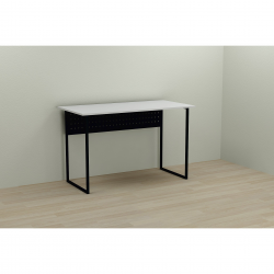 Комп'ютерний стіл Майк 75x120x60 чорний ДСП Біле 16мм (MAYK001)