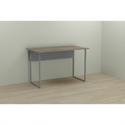 Комп'ютерний стіл Майк 75x120x60 сірий ДСП Дуб Сонома Трюфель 16мм(MAYK133)