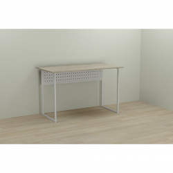 Комп'ютерний стіл Майк 75x100x70 білий ДСП Дуб Сан-Маріно 32мм( MAYK098)