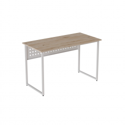 Комп'ютерний стіл Майк 75x100x70 білий ДСП Дуб Сан-Маріно 16мм(MAYK094)