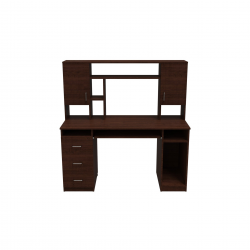 Стіл комп'ютерний Анжело 1400x1422x600 ДСП Венге Магія 16 мм (STO112)