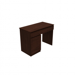 Стіл комп'ютерний Віто 750x1000x500 ДСП Венге Магія 16 мм (STO410)