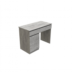 Стіл комп'ютерний Віто  750x1000x500 ДСП Бетон 16 мм (STO414)