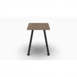 Табурет 430x320x320 Чорний метал ДСП Дуб Сонома Трюфель 16 мм (TAB005)