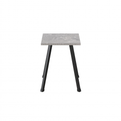 Табурет 430x320x320 Чорний метал ДСП Бетон 16 мм (TAB007)