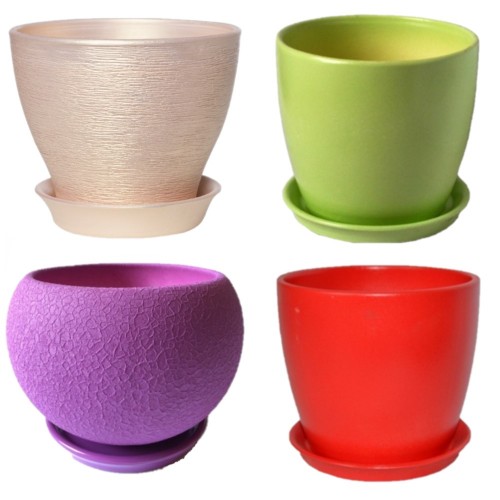 Керамічні горщики для квітів