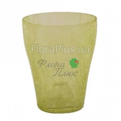 Вазон для орхідей склянний 14.001.14 салатовий Вазон для орхідей склянний 14.001.14 салатовий