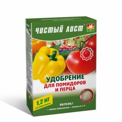 Мінеральне добриво для помідорів і перцю кристалічне Чистий Лист 1,2кг