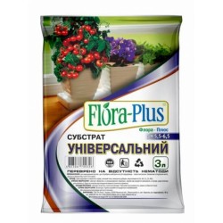 Субстрат універсальний 3л Флора Плюс Субстрат універсальний 3л Флора Плюс