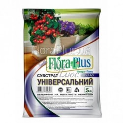 Субстрат універсальний 5 л Флора Плюс Субстрат універсальний 5 л Флора Плюс
