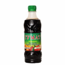 Органічне добриво для овочів, дерев і чагарників Гумат 0,5л