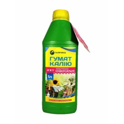 Органо-мінеральне універсальне добриво Гумат Калію 1л