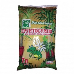 Грунтосуміш Зелемінь для пальм, юк, драцен 7л Грунтосуміш Зелемінь для пальм, юк, драцен 7л