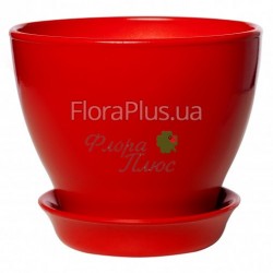 Горщик з підставкою Ксенія Глянець КС7 Горщик з підставкою Ксенія Глянець КС7