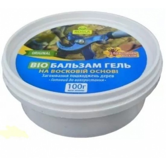 Біобальзам гель на восковій основі, 100г, TM ROSLA (Росла) Біобальзам гель на восковій основі, 100г, TM ROSLA (Росла)