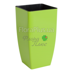 Вазон з автополивом Квадро з вставкою 22*22*41,5см