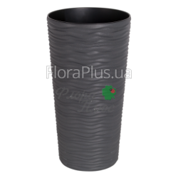 Вазон з автополивом Ф'южн зі вставкою 16*30