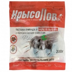 Щуроловка Тісто від Щурів та Мишей 200г Щуроловка Тісто від Щурів та Мишей 200г