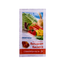 Стимулятор росту рослин Proventus Бурштинова кислота (Провентус) 2г Стимулятор росту рослин Proventus Бурштинова кислота (Провентус) 2г