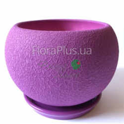 Горщик з підставкою Осінь КУЛЯ Шовк