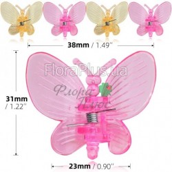 Затиск для орхідей Метелик 50шт 1уп микс