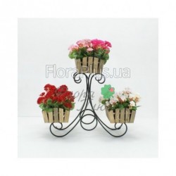 Підставка для квітів Сани 3 Гірка Кантрі