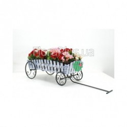 Підставка для квітів Телега Кантрі