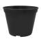 Вазон для розсади круглий 18,0*13,5см (чорний)